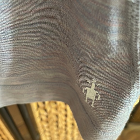 SMARTWOOL merino wool 1/4 zip pullover base layer top - Picture 4 of 8